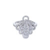TOMEI Seri Embers Diamond Ring, White Gold 750