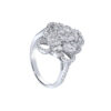 TOMEI Seri Embers Diamond Ring, White Gold 750