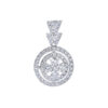 TOMEI Sinar Aura Diamond Pendant, White Gold 750