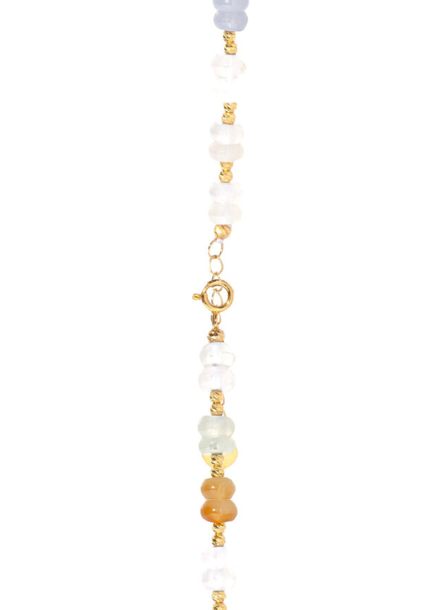 TOMEI Five Blessings Jade Bracelet, Yellow Gold 750