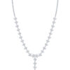 TOMEI Seribu Glow Diamond Necklace, White Gold 750