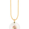 TOMEI Nephrite Series Hall Of Fortune Pendant, Yellow Gold 750