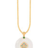 TOMEI Nephrite Series Hall Of Fortune Pendant, Yellow Gold 750