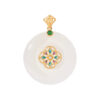 TOMEI Nephrite Series Hall Of Fortune Pendant, Yellow Gold 750