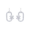 TOMEI Diamond Earrings, White Gold 585