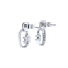 TOMEI Diamond Earrings, White Gold 585
