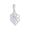 TOMEI Diamond Pendant, White Gold 750