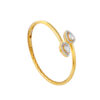 TOMEI Diamond Cut Collection Bangle, Yellow Gold 916