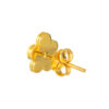 TOMEI Smiley Flower Earrings, Yellow Gold 916
