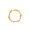 TOMEI Dual-Tone Ring, Yellow Gold 916
