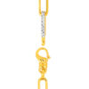 TOMEI Dual-Tone Bracelet, Yellow Gold 916