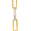 TOMEI Dual-Tone Bracelet, Yellow Gold 916