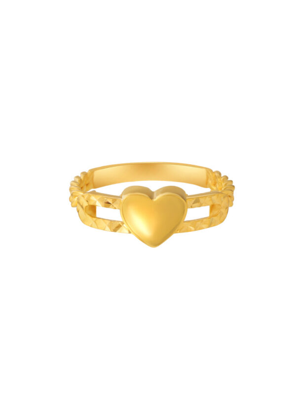 TOMEI Lusso Italia Love Ring, Yellow Gold 916