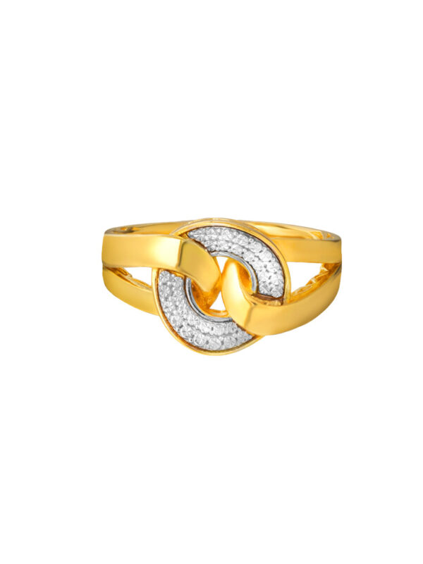 TOMEI Diamond Cut Colletion Ring, Yellow Gold 916