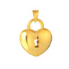 TOMEI Lusso Italia Love Lock Pendant, Yellow Gold 916