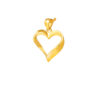 TOMEI Lusso Italia Love Pendant, Yellow Gold 916