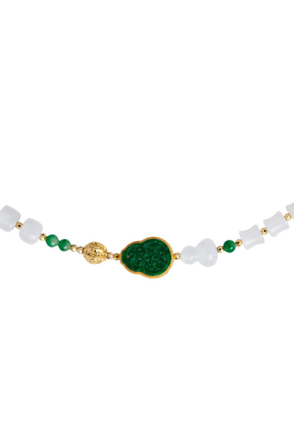 TOMEI Jade & Nephrite Bracelet, Yellow Gold 750