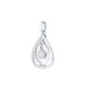 TOMEI Diamond Pendant, White Gold 750