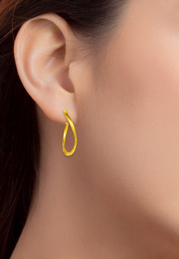 TOMEI Lusso Italia Earrings, Yellow Gold 916