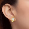 TOMEI Puppy Earrings, Yellow Gold 916
