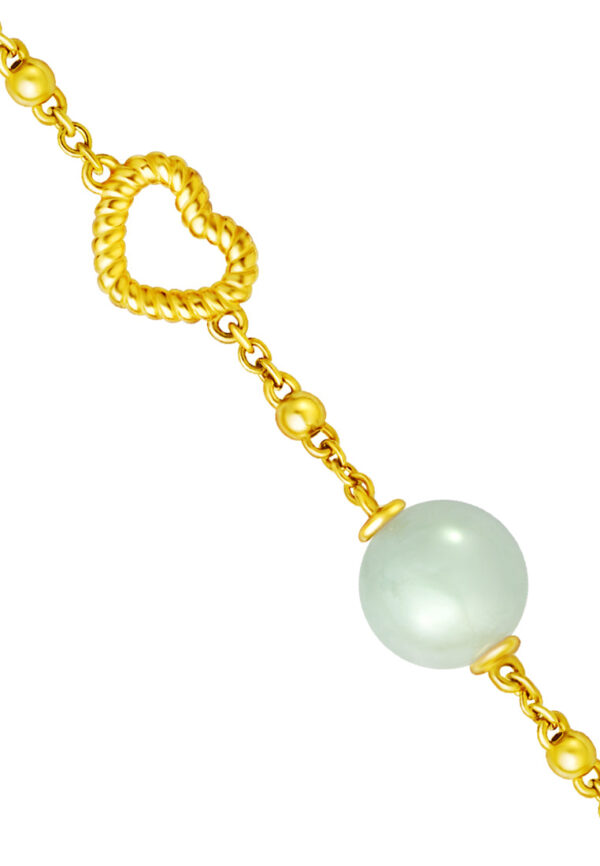 TOMEI Jade Bracelet, Yellow Gold 916