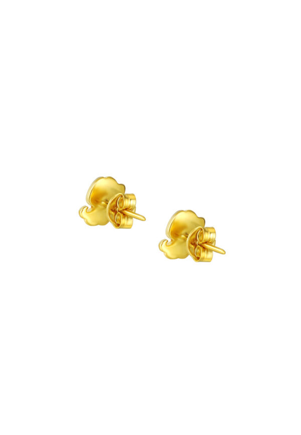 TOMEI Puppy Earrings, Yellow Gold 916