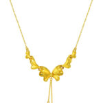 TOMEI x Xifu Butterfly Necklace, Yellow Gold 999