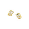 TOMEI Puppy Earrings, Yellow Gold 916