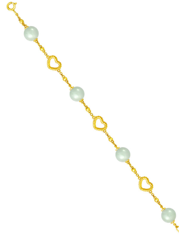 TOMEI Jade Bracelet, Yellow Gold 916