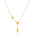 TOMEI Gourd Necklace, Yellow Gold 916
