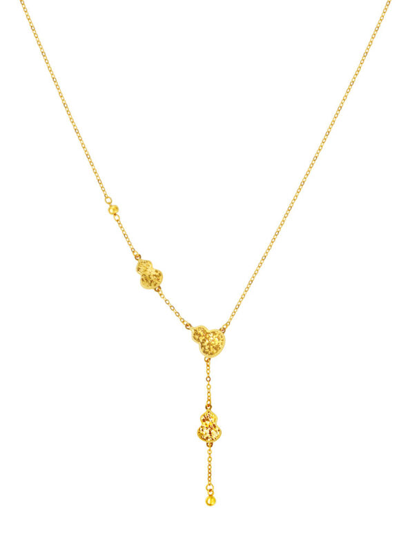 TOMEI Gourd Necklace, Yellow Gold 916