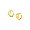 TOMEI Loop Earrings, Yellow Gold 916