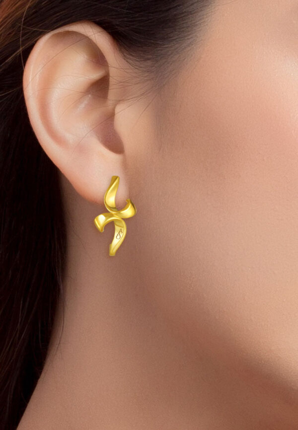 TOMEI Anastasia Earrings, Yellow Gold 916