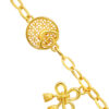TOMEI Lucky Knot Bracelet, Yellow Gold 916