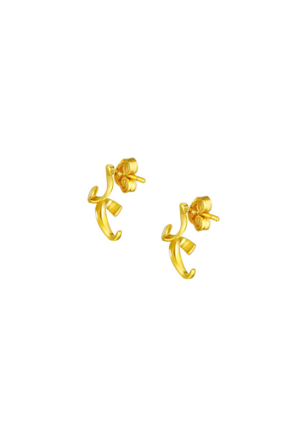 TOMEI Anastasia Earrings, Yellow Gold 916