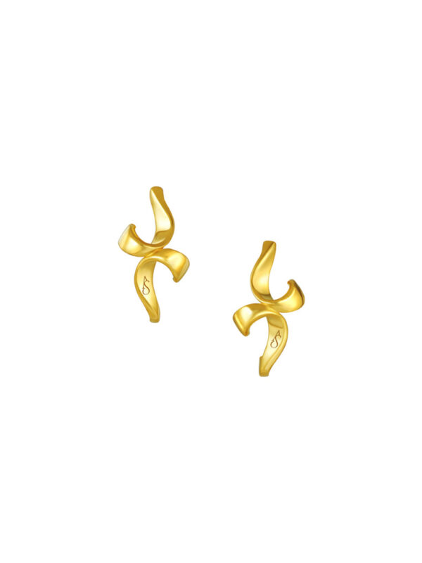 TOMEI Anastasia Earrings, Yellow Gold 916