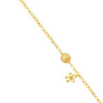 TOMEI Lucky Knot Bracelet, Yellow Gold 916