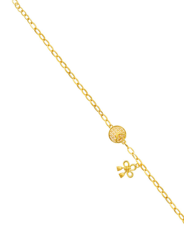 TOMEI Lucky Knot Bracelet, Yellow Gold 916