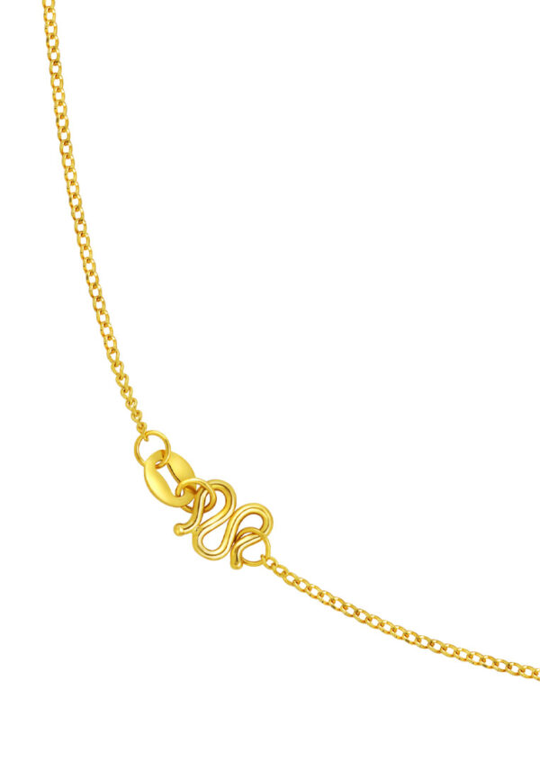 TOMEI x Xifu Flower Necklace, Yellow Gold 999