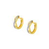 TOMEI Diamond Cut Collection Earrings, Yellow Gold 916
