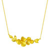 TOMEI x Xifu Flower Necklace, Yellow Gold 999