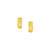 TOMEI Loop Earrings, Yellow Gold 916