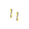 TOMEI Diamond Cut Collection Earrings, Yellow Gold 916