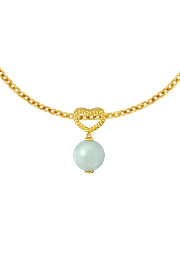 TOMEI Jade Pendant, Yellow Gold 916