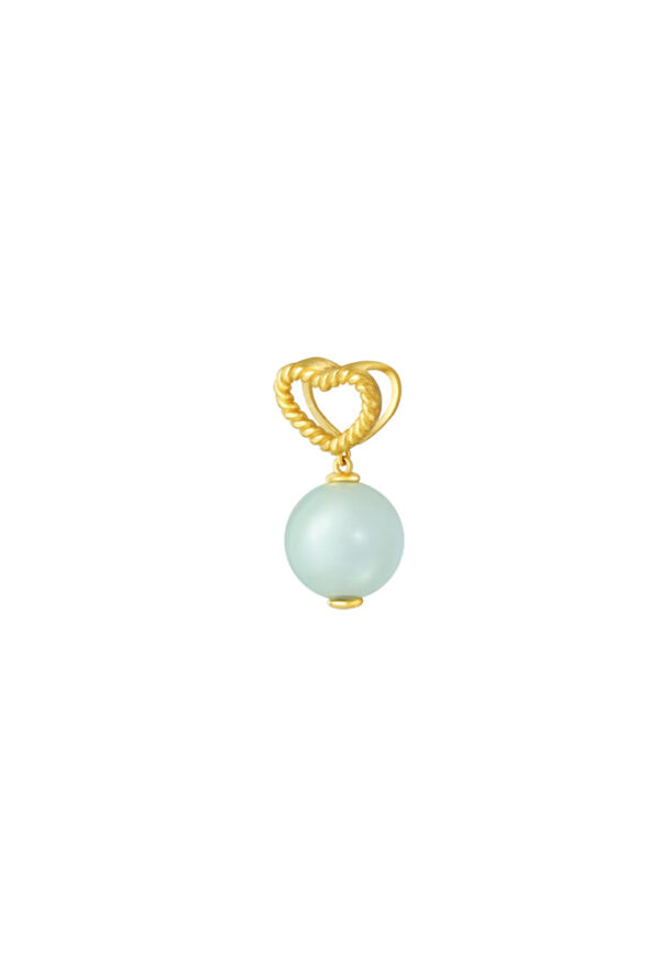 TOMEI Jade Pendant, Yellow Gold 916