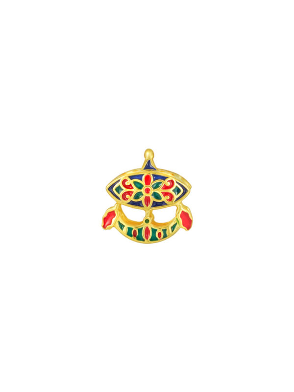 TOMEI Chomel Collection Traditional Kite Charm, Yellow Gold 916