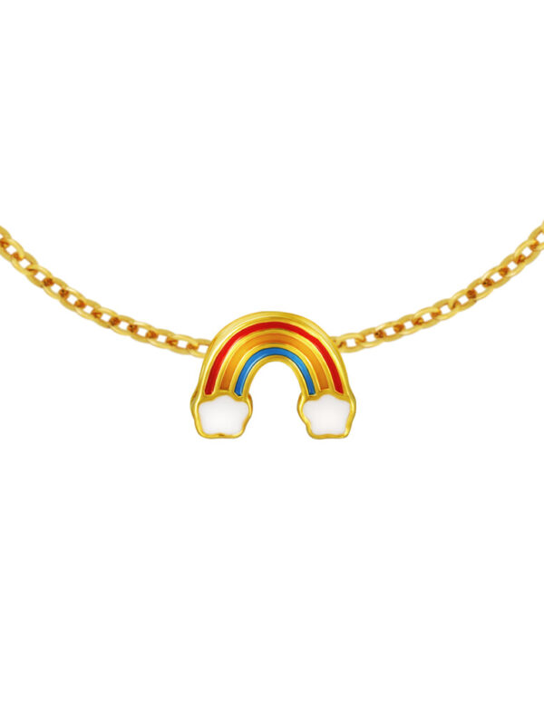 TOMEI Chomel Collection Rainbow Charm, Yellow Gold 916