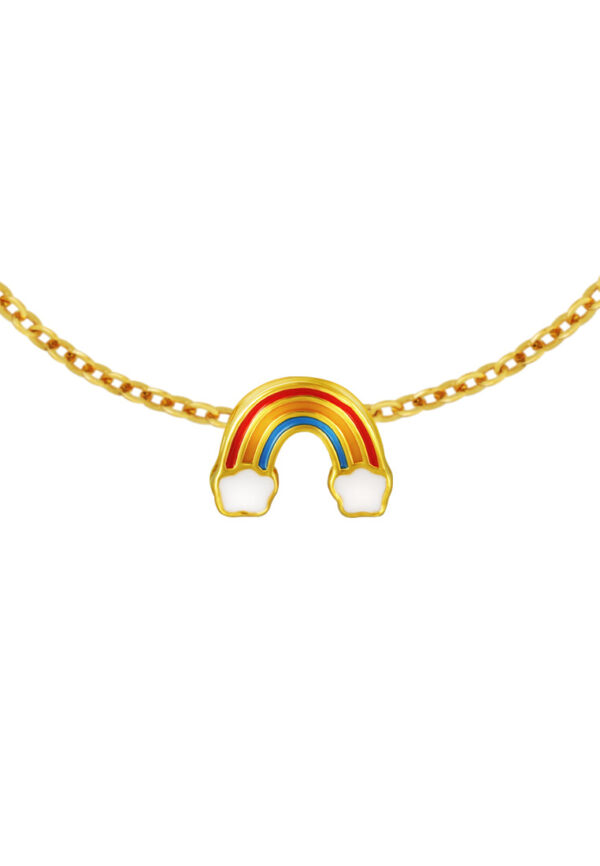 TOMEI Chomel Collection Rainbow Charm, Yellow Gold 916