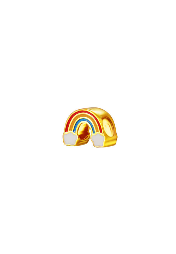 TOMEI Chomel Collection Rainbow Charm, Yellow Gold 916