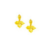 TOMEI x Xifu Fan-Hua-Jin-Xiu Earrings, Yellow Gold 999